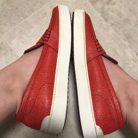 Rag and Bone Colby red loafer sneaker size 40/10 - Picture 3 of 5